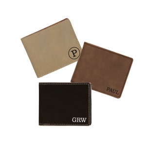 Billetera delgada plegable grabada para hombre, regalo para padrinos de boda al aire libre, el mejor regalo para abuelos, regalo minimalista, regalo personalizado para hombres, regalo para novio con nombre