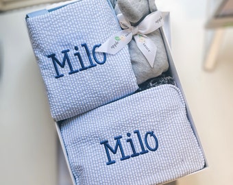 Personalized Baby Gift Basket, Baby Girl Gift Basket, Baby gift set Baby Boy Gift Box Neutral gift box Baby Shower gift New baby gift basket