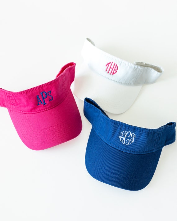 新品　BRIEFING WS MONOGRAM RIBBON VISOR Monogram Sun Visor for Women, Personalized Custom Visor