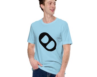 The Most Comfortable T-Shirt In the World - With a Soda Pop Pull Tab Logo on the front - Free Shipping