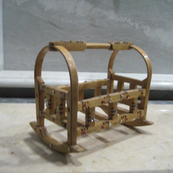 wooden cradle decoration
