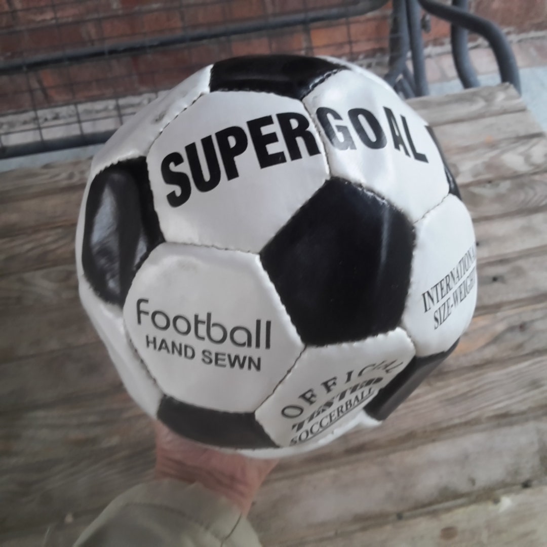 Soccer Ball Original in Black and White/hand Sewn Football Ball