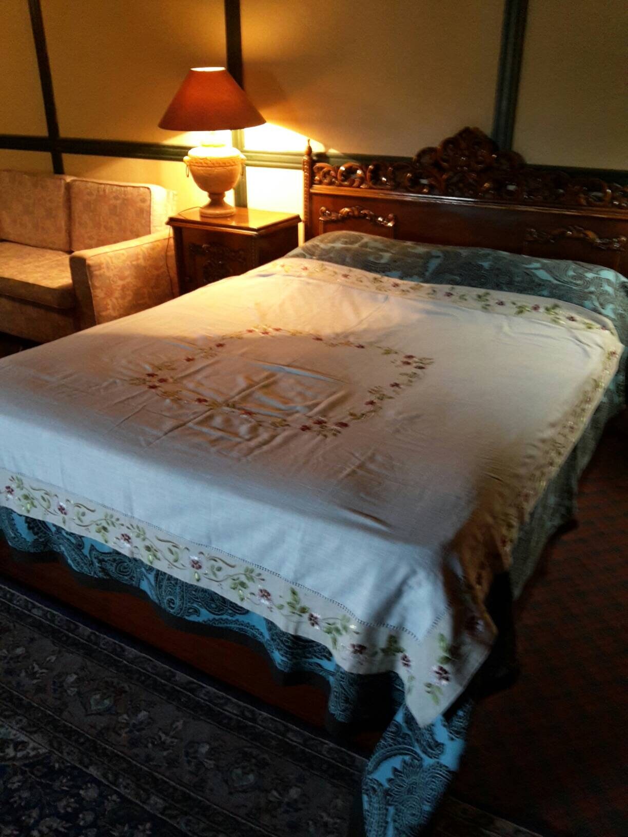 Vintage Linen Bed Throw/bed Throw Embroided Etsy UK