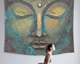 Buddha Wall Art | Buddha Tapestry | Zen Tapestry | Dorm Decor | Sacred Design Yoga Room Décor Large Tapestry | Boho Décor Tapestry Aesthetic