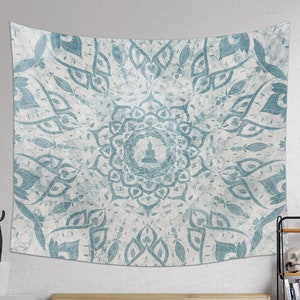 Mandala Tapestry | Vintage Tapestry Wall Hanging | Mandala Wall Art | Psychedelic Tapestry Boho Wall Hanging