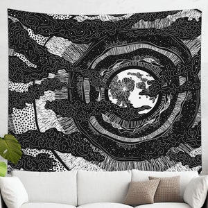 White Tapestry Etsy Canada