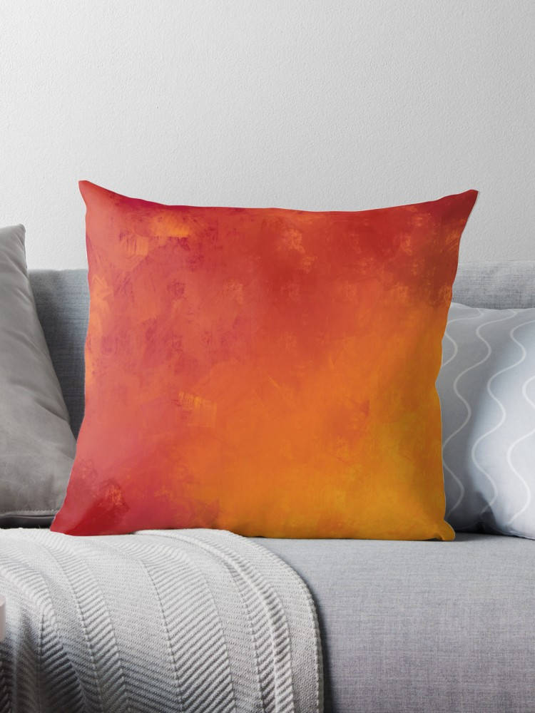 Orange Throw Pillow Warm Hippie Pillow Red Throw Pillow Case Abstract Painterly Cheap Hippie Throw Pillow Minimalist Pillow Etsy Canada