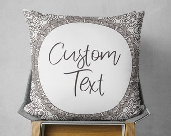 Custom Pillow Case with Personalized Quote | Personalized Quote Pillow Cover | Custom Wedding Gift | Customized Pillow Case