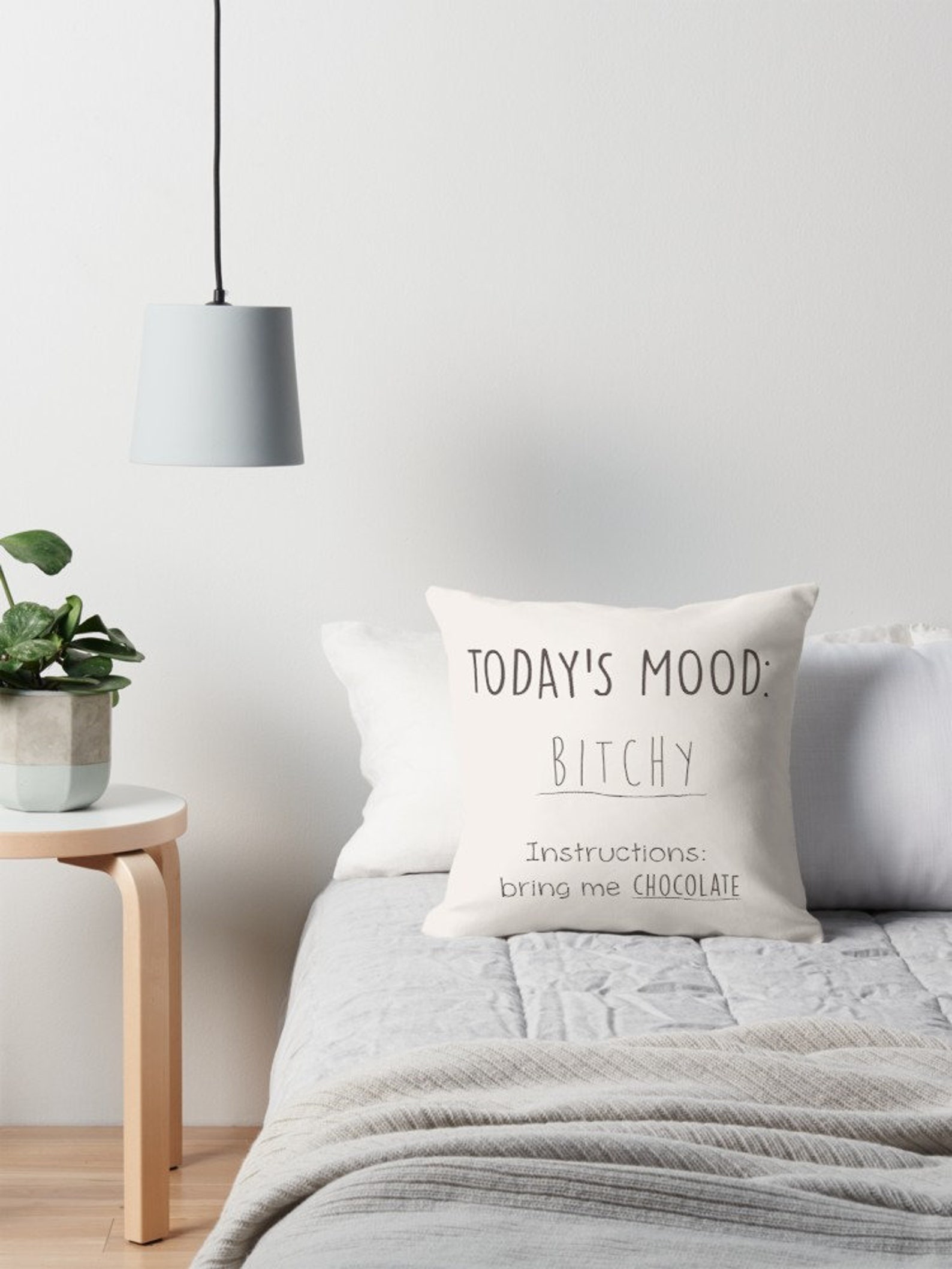 Funny Quote PILLOW Twosided Throw Pillow With Funny Texts Etsy