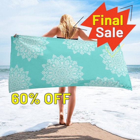 Turquoise Beach Towel Clearance Sale 30 X 60 