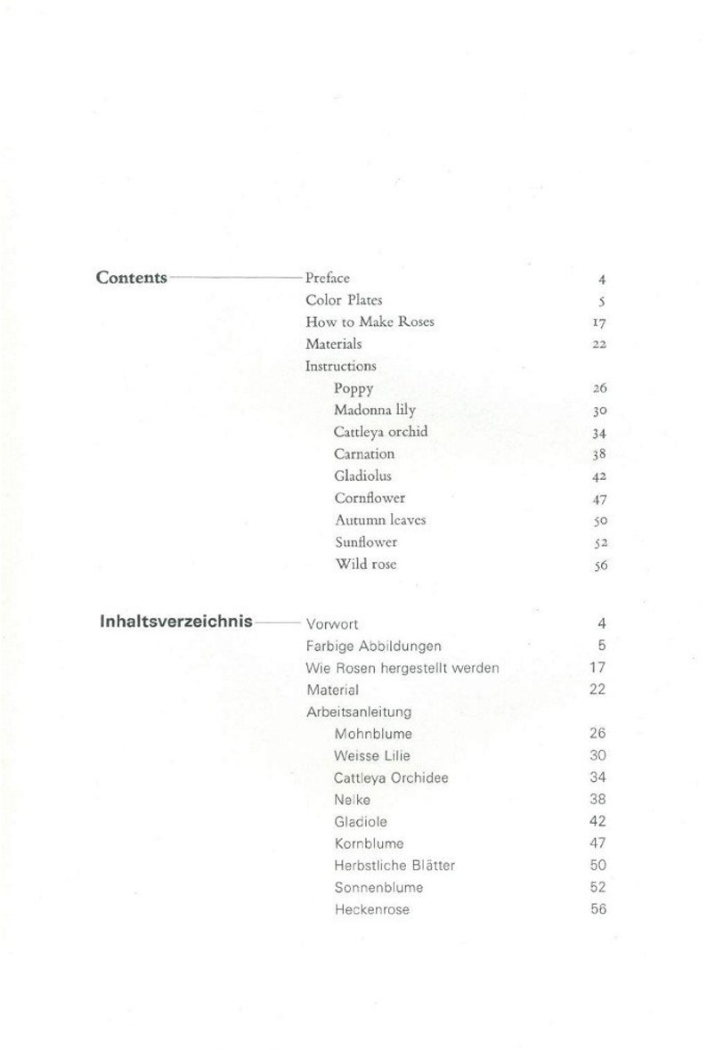 Book of Silk Flowers How to Make With 9 Patterns Somebana in Etsy