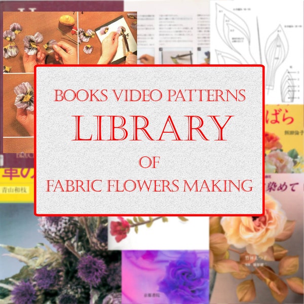 Flower making books online PDF - 127 books- somebana technique - flower making tools - how to make silk flowers - flower patterns