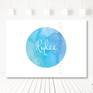 Watercolour / Watercolor Dot / Sweet Table / Candy Buffet Printable Backdrop / Birthday / Wedding / 18th / 21st