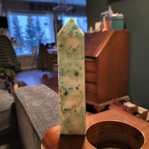 Chrysocolla Crystal Tower