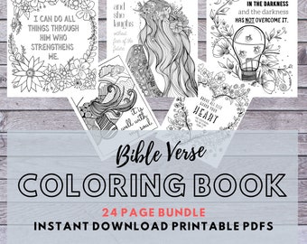 Christian Coloring Etsy