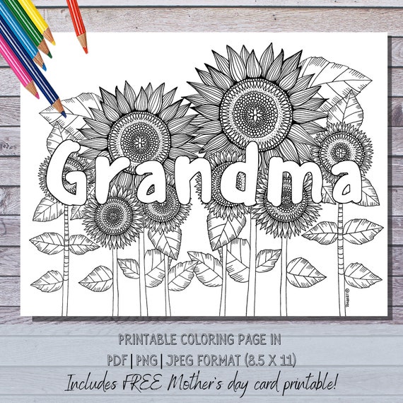 Coloring Page For Grandma : Pin On Reader Bee Free Printable Coloring