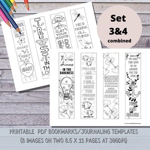 Bible Verse Bookmarks: Christian Journaling Traceable (PDF Printable)