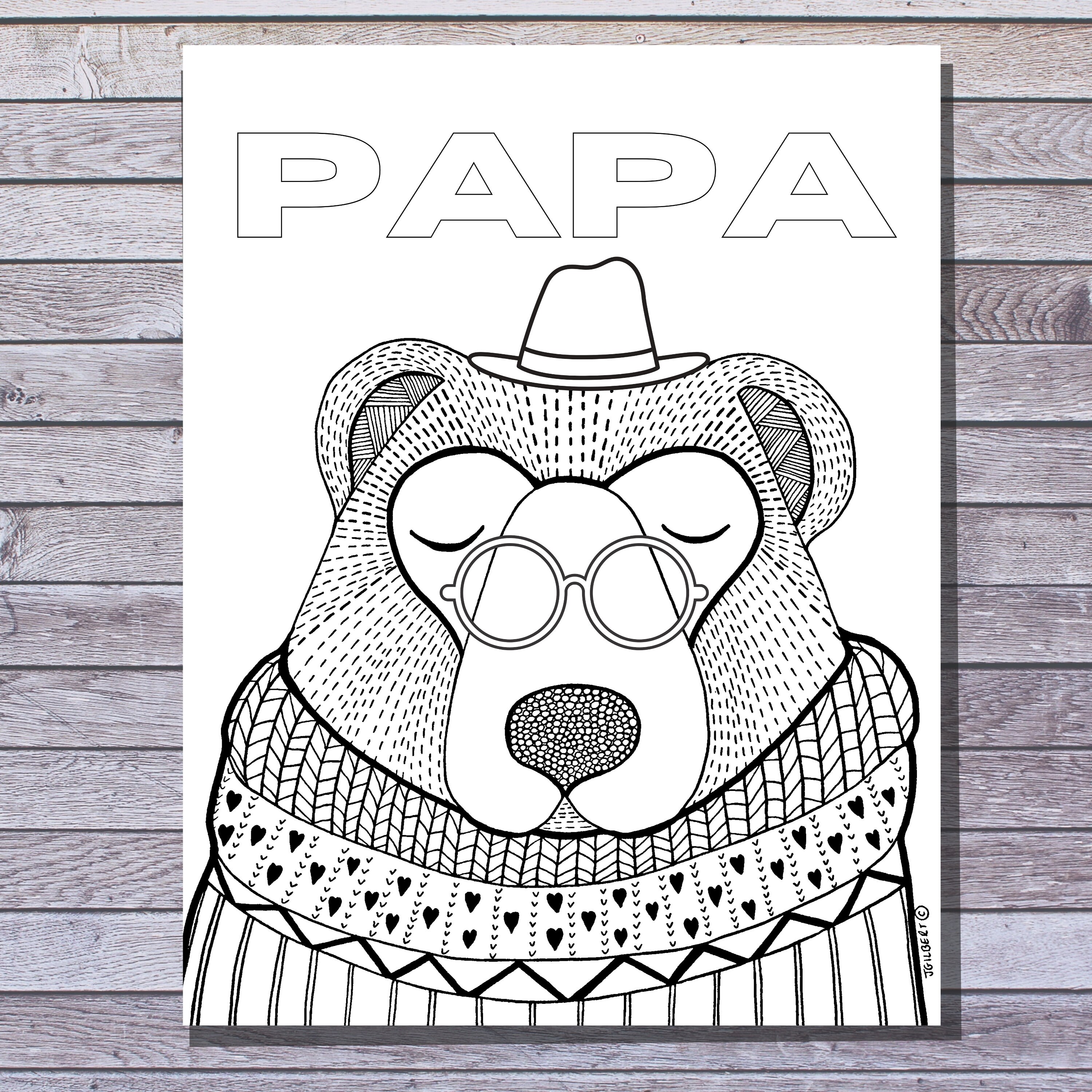 780 Daddy Bear Coloring Pages  HD