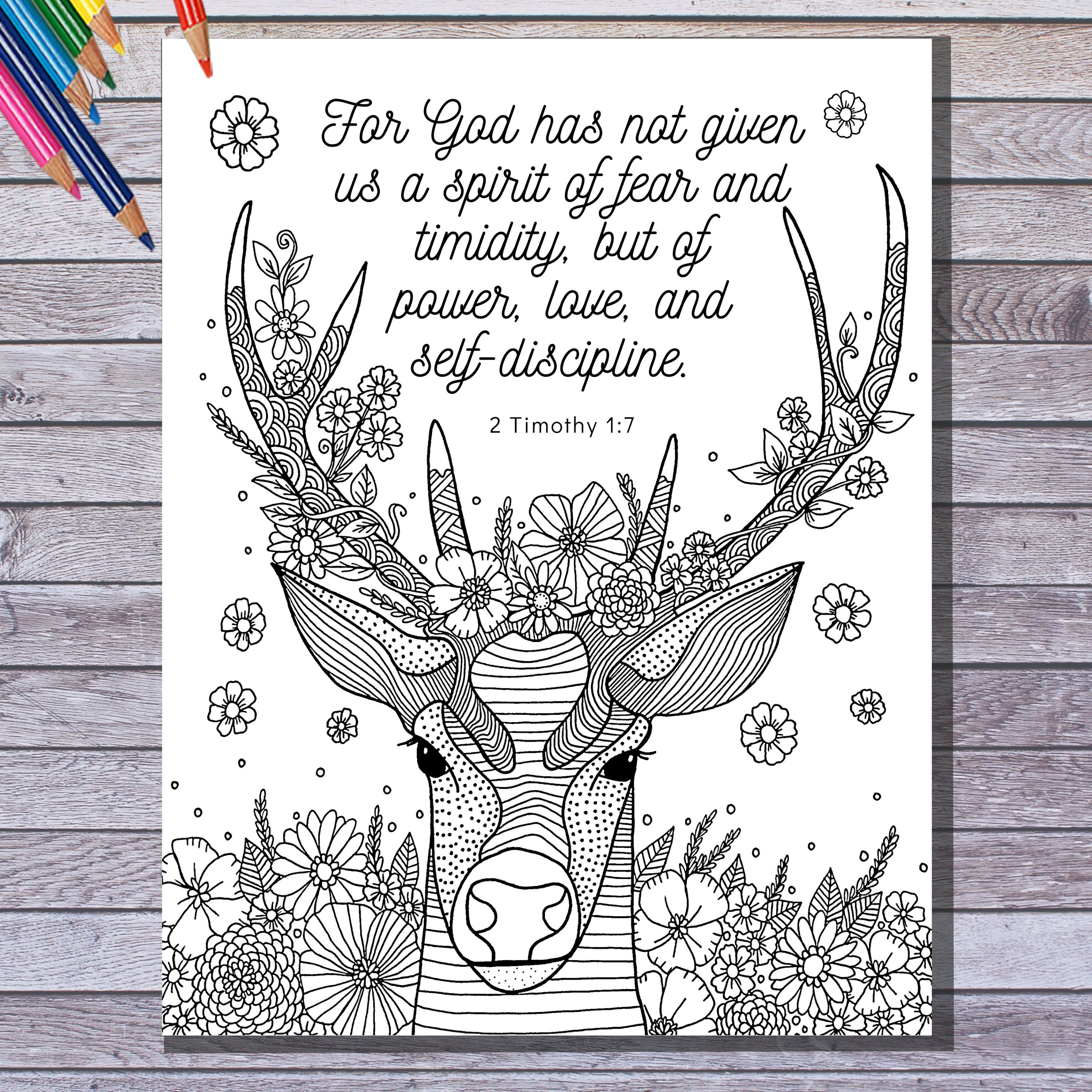 bible verse coloring pages 4 digital pdf download images etsy