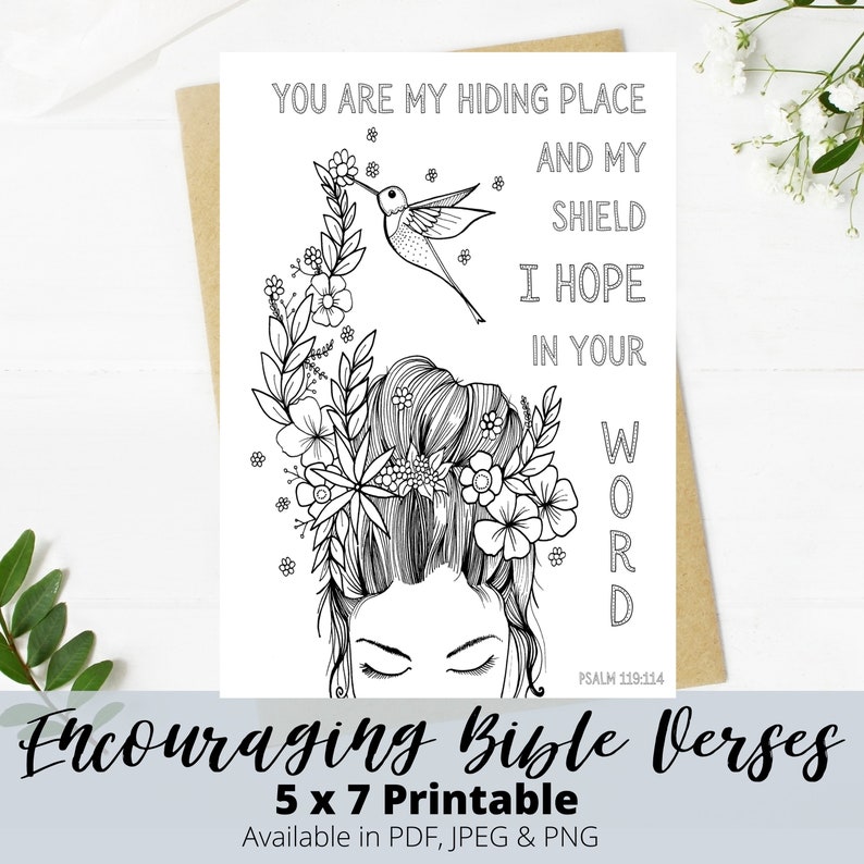Printable Bible Verse 5 X 7 Note Cards HUGE 21 Page Bundle | Etsy