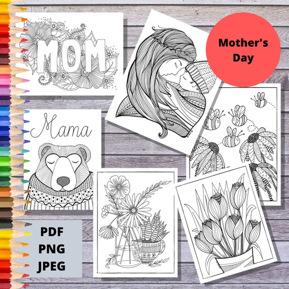 Printable Coloring Pages Mother's Day Coloring Pages