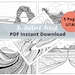 Printable Coloring Page Sedona Arizona Coloring Page PDF - Etsy