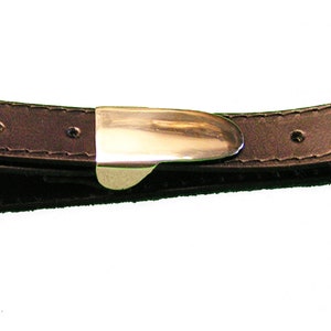 discreet belt buckle Kupa made of nickel silver