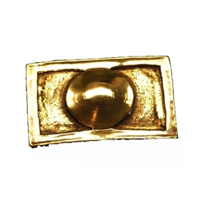 Hand-driven belt buckle Dagobert made of brass