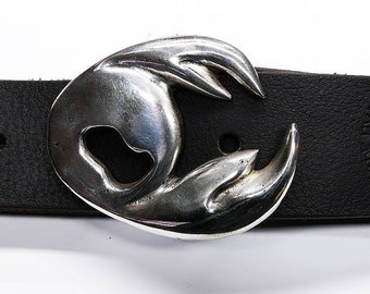 beltbuckle "Cancer" in sterlingsilver