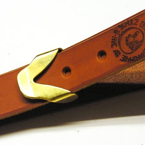 handmade belt buckle Simplex made of brass