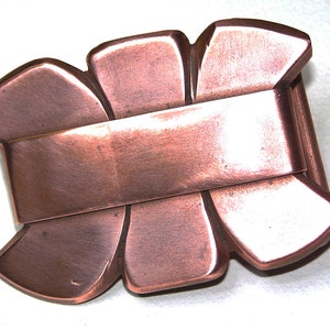Belt buckle waistband handmade of copper
