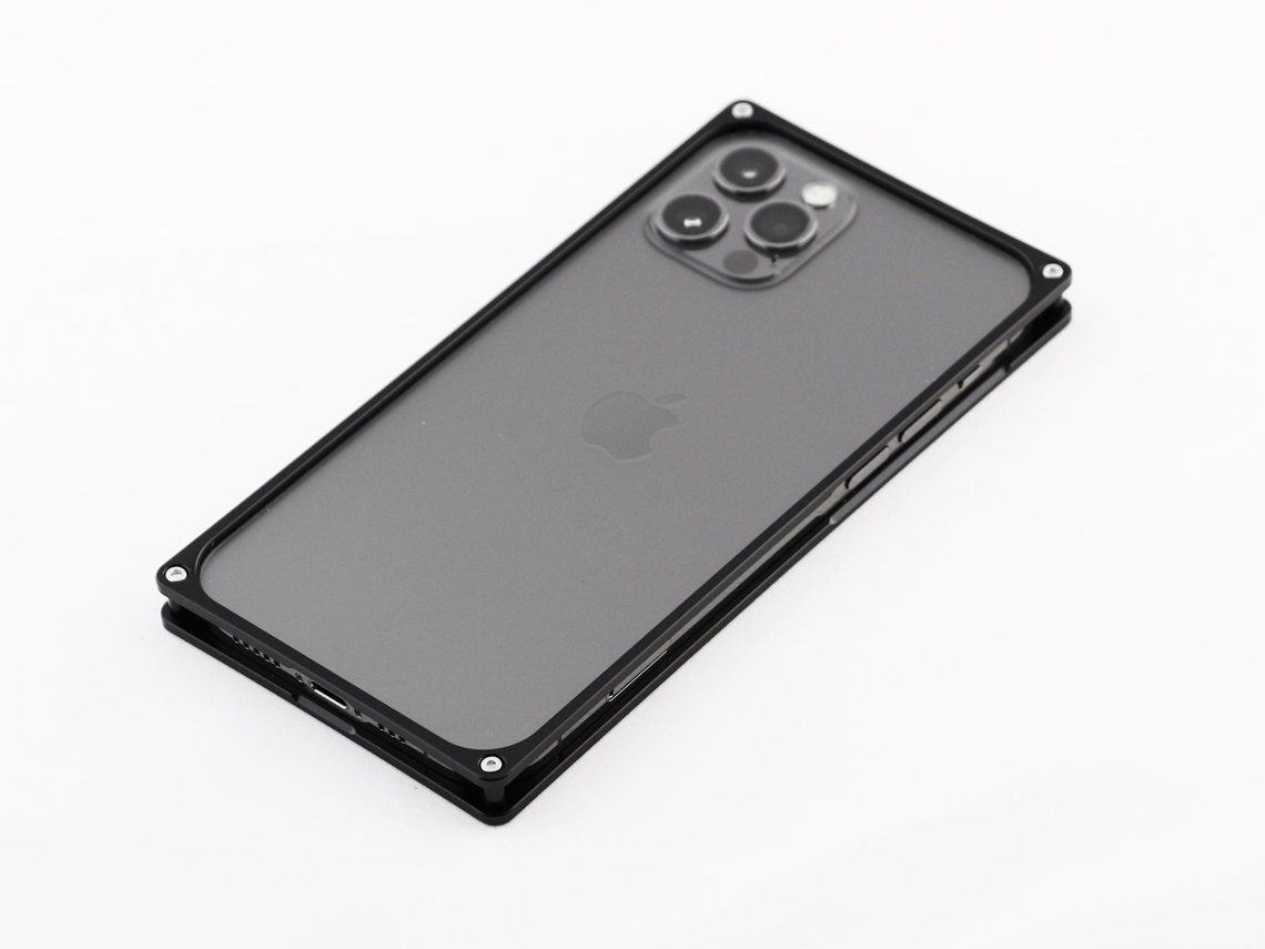 Aluminum Metal Bumper Case black Color for Iphone 12 12 Pro Etsy Canada
