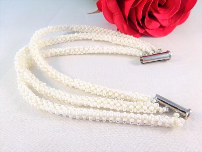 Beadwork Statement Jewelry Summer Wedding Bracelet
