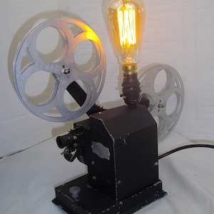 industrial lamp, vintage lamp,Steampunk lamp, retro lamp, edison lamp, desk lamp, steampunk lighting, man cave image 1