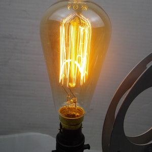 industrial lamp, vintage lamp,Steampunk lamp, retro lamp, edison lamp, desk lamp, steampunk lighting, man cave image 6