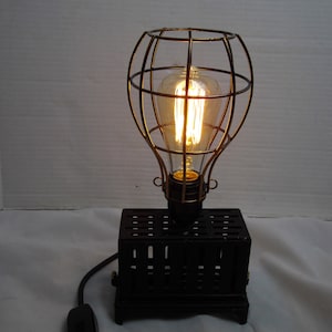 Industrial desk lamp
