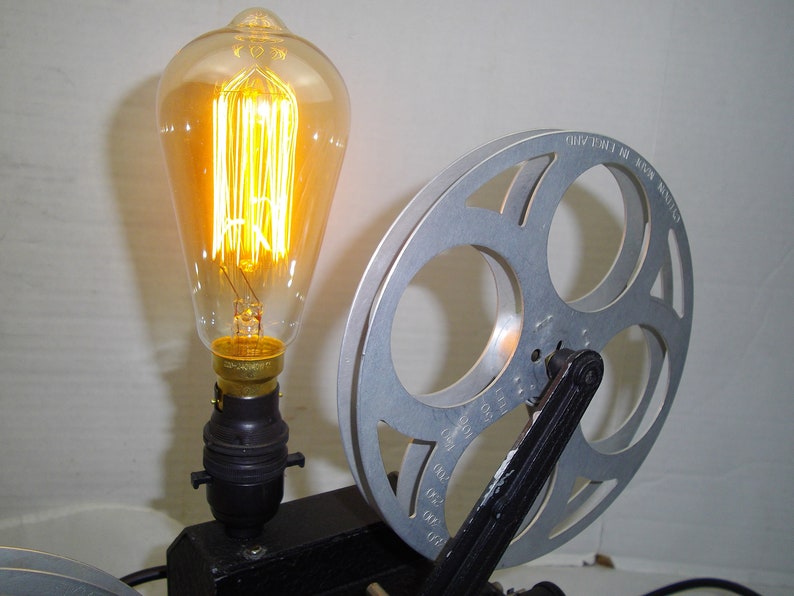 industrial lamp, vintage lamp,Steampunk lamp, retro lamp, edison lamp, desk lamp, steampunk lighting, man cave image 3