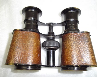 Vintage opera glasses , Chevalier paris, collectables, memorabilia , steampunk , accessories