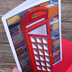 Cabine telefônica 3D recorte grande cartão de felicitações - qualquer ocasião - cartão em branco - cartão britânico - cartão inglês - cartão geek - cartão de telefone - cartão steampunk