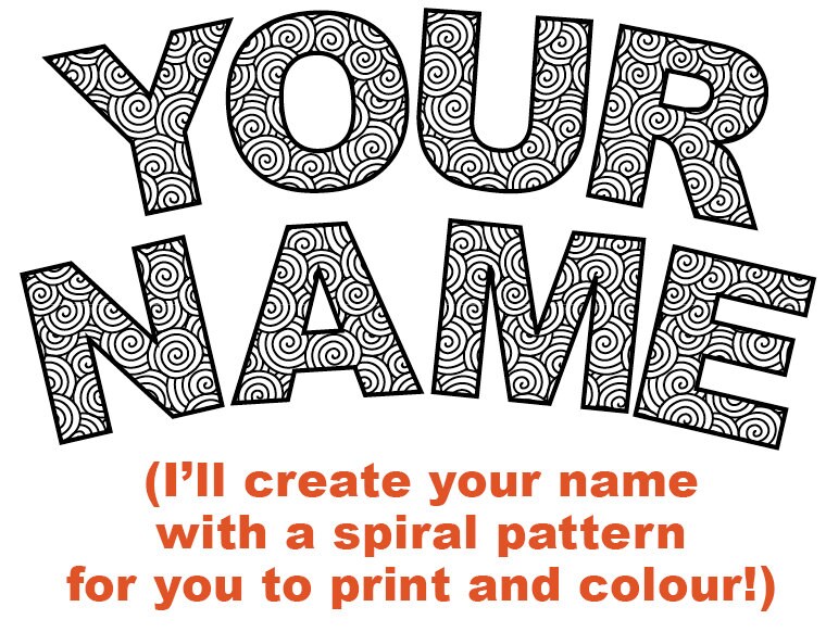 Customizable Name Coloring Pages Updated 2023 