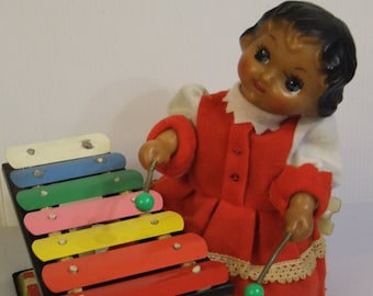 vintage playing doll