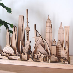 Iconic Structures, Modular wooden Sculpture image 1