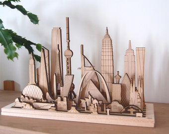 Iconic Structures, Modular wooden Sculpture