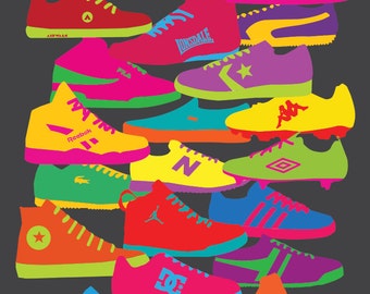 Sneakers art print