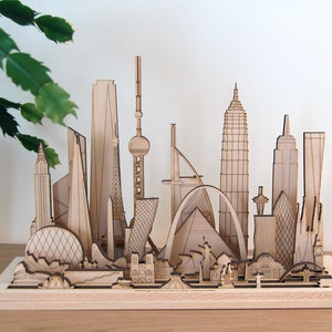 Iconic Structures, Modular wooden Sculpture image 5