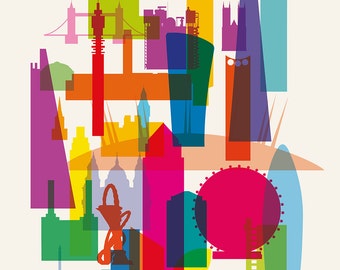 LONDON ARCHITECTURE limited edition art print