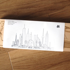 Iconic Structures, Modular wooden Sculpture image 2