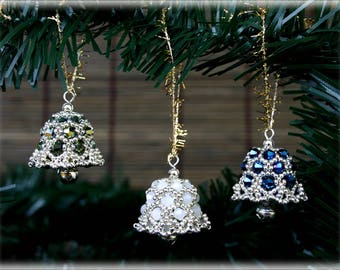 XmasBell pendant beading TUTORIAL