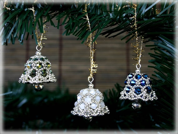 XmasBell pendant beading TUTORIAL