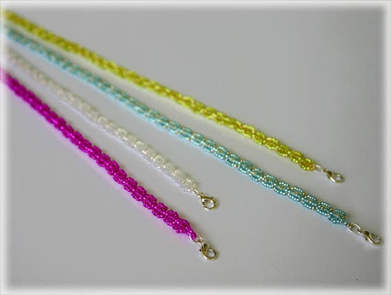 ColoRibbon necklace beading TUTORIAL